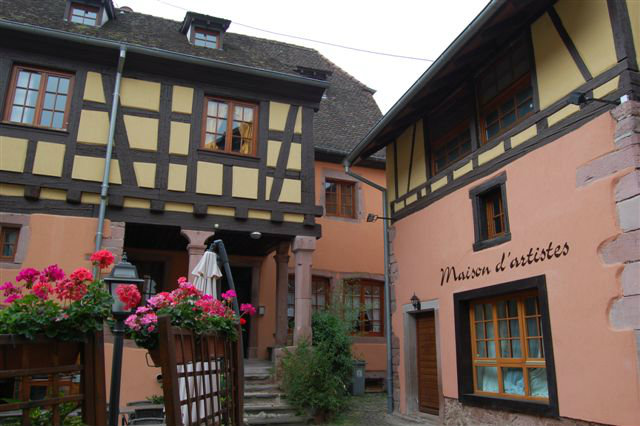 Gite in Riquewihr voor  6 •   priv parkeerplek 