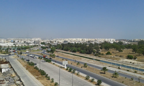 Flat in Tunis for   2 •   with terrace 