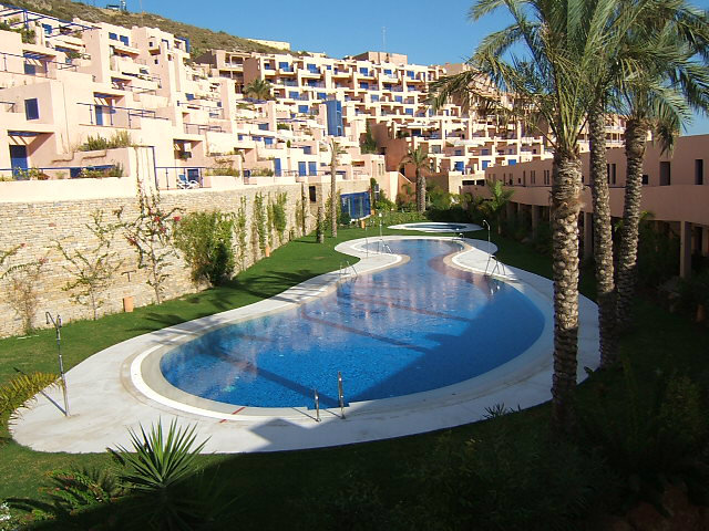 Appartement in Mojacar voor  4 •   met zwembad in complex 