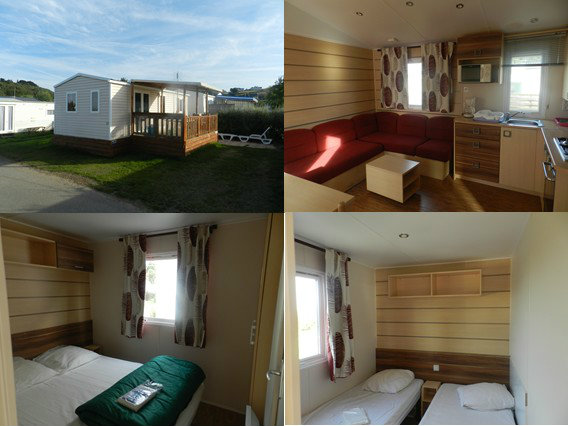 Mobil-home  Perros guirec pour  5 •   vue sur mer 