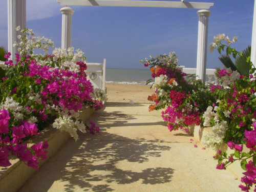 Ngaparou plage -    vue sur mer 