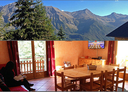 Chalet  Orcires merlette pour  10 •   avec balcon 