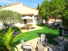Casa rural en La roquette sur siagne para  4 •   con piscina privada 