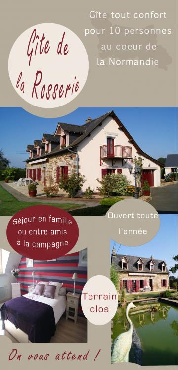   La lande-patry pour  10 •   5 chambres 