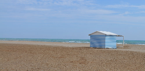 Narbonne plage -    vue sur mer 