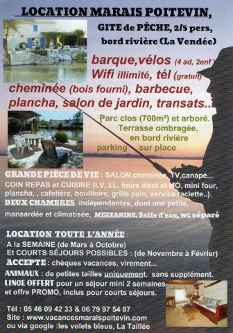 Gite in La Taillée - Vakantie verhuur advertentie no 62537 Foto no 12