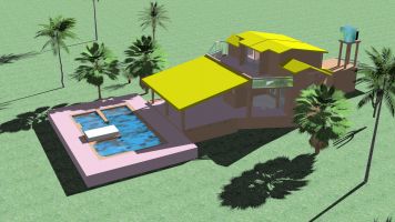 Huis in Fimela voor  6 •   uitzicht op zee 