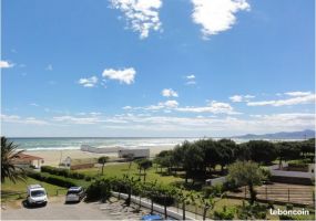 Appartement in Saint cyprien plage voor  3 •   uitzicht op zee 