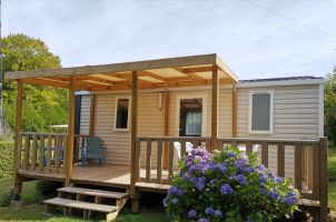 Mobil-home  Bourg dun pour  6 •   avec terrasse 