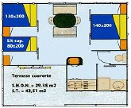 Bungalow (miss) Peumerit - Ilmoituksen yksityiskohdat:64994 Kuva nro3