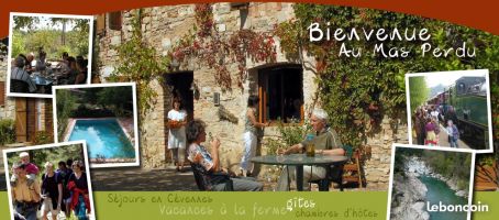 Casa rural en Saint-christol lez als para  6 •   2 dormitorios 