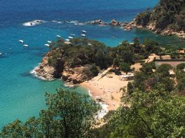 Maison � Rosamar (san feliu de guixols) pour  12 &bull;   &bull;  vue sur mer 
