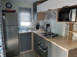 Mobil home en Vias plage para  6 •   parking privado 