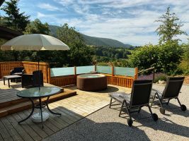 Chalet in Le pquier fr  2 •   mit privat Schwimmbad 