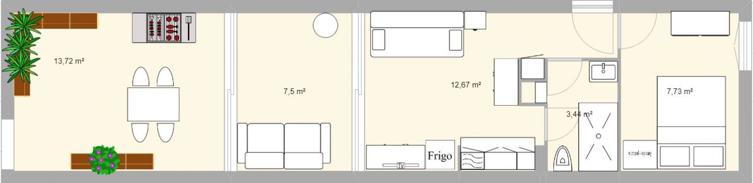 Apartamento en Marseillan - Detalles sobre el alquiler n66561 Foto n2