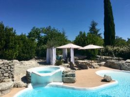 Gite in Labeaume for   2 •   with shared pool 