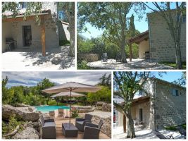 Gite in Labeaume for   2 •   with shared pool 