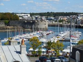 Concarneau -    vue sur mer 