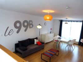 Le 99b Appartement meubl - Moderne wifi tv connect, grand lit