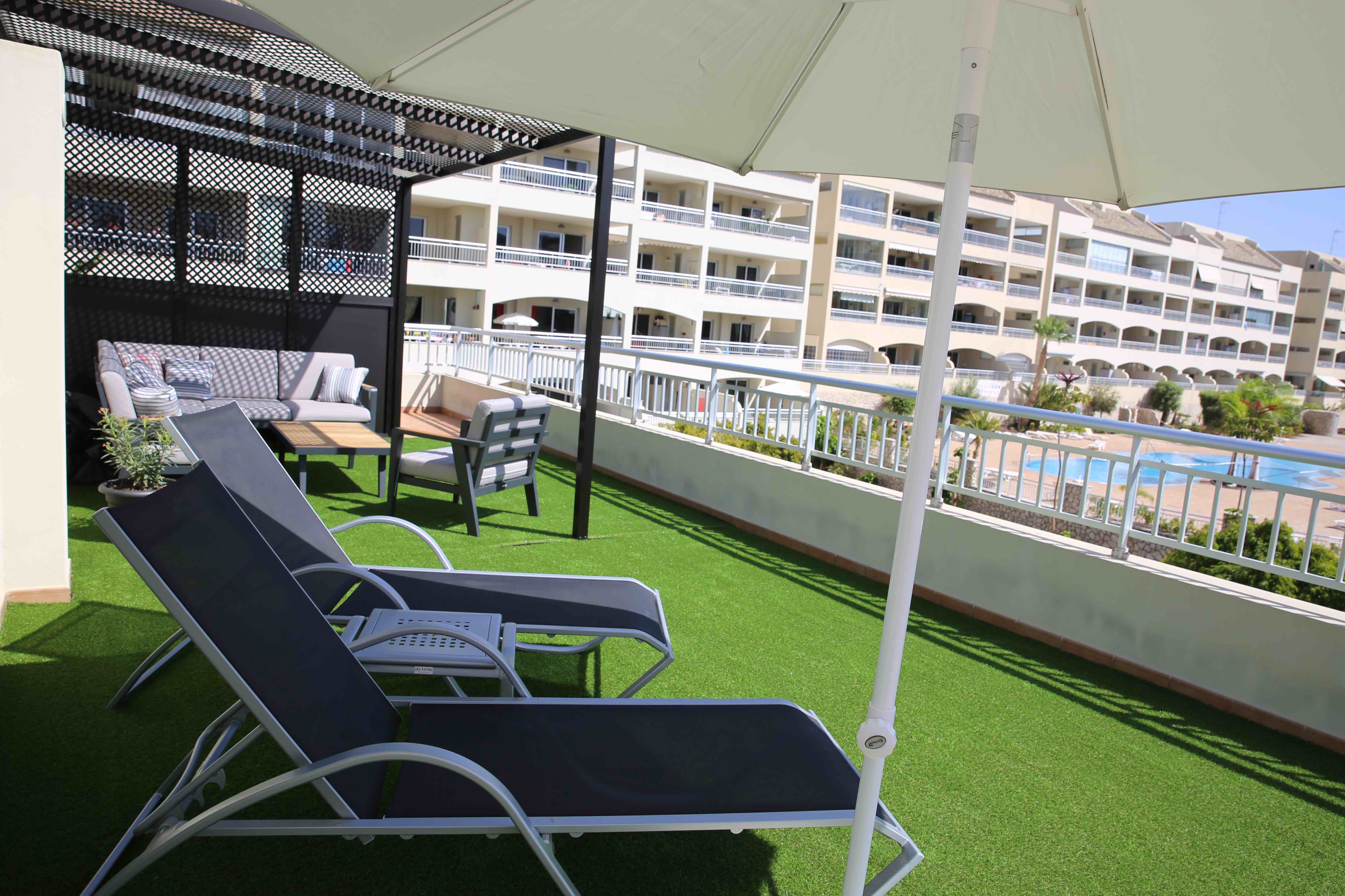 Appartement in Palm-mar voor  2 •   met terras 