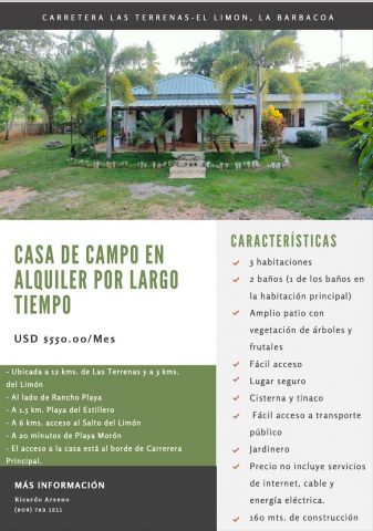 House in Las Terrenas - Vacation, holiday rental ad # 69448 Picture #3