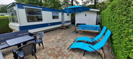 Mobil-home  Schoonloo pour  4 •   avec piscine partage 