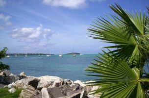 Saint-martin (97150) -    view on lake 