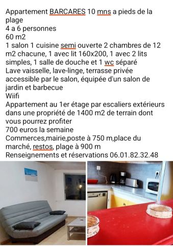 Flat in Le barcars - Vacation, holiday rental ad # 70991 Picture #1