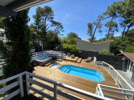 Casa en Arcachon para  12 •   con piscina privada 