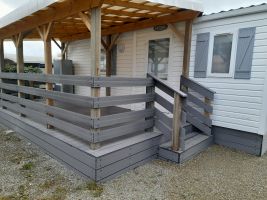 Mobil-home  Holving pour  5 •   vue sur lac 