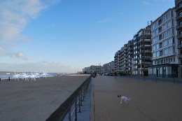 Studio in Oostende voor  4 •   uitzicht op zee 