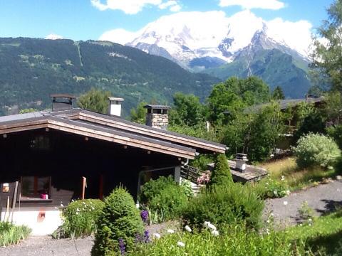 Chalet face MontBlanc,Spa