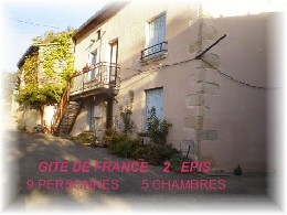 Gite  Tourtouse pour  9 •   accs handicaps 